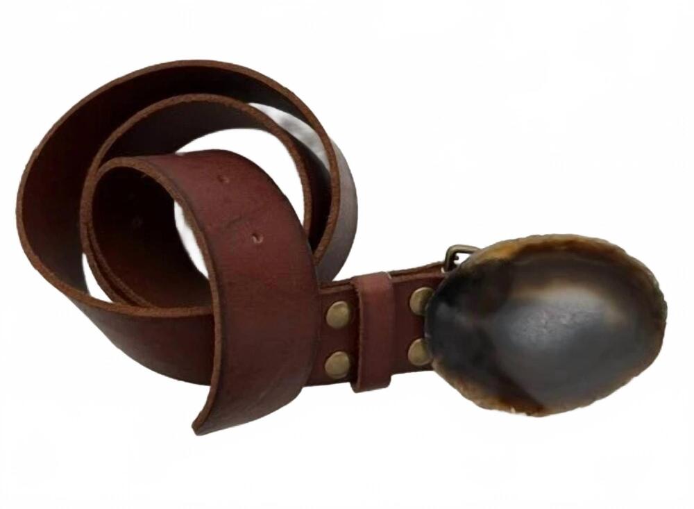 NEW REGINA ANDREW DESIGN women's tumbler belt in brown